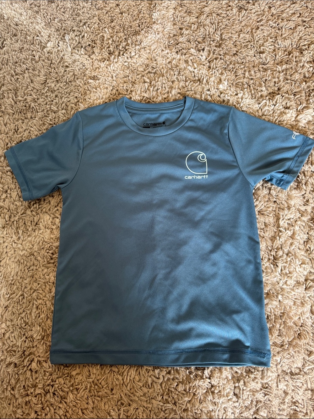 Carhartt Kids' Teal Short Sleeve Performance Tee